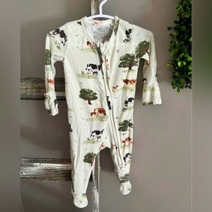 “Cows” Bamboo Footie pj’s